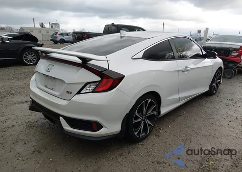 2018 Honda Civic Si z USA, uszkodzony, nr VIN 2HGFC3A55JH755656